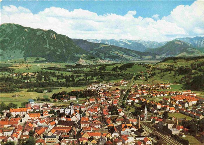 Immenstadt Allgaeu Fliegeraufnahme