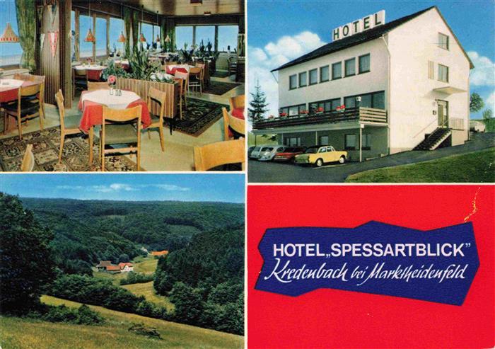 Kredenbach Unterfranken Hotel Pension Spessartblick Restaurant Landschaftspanora