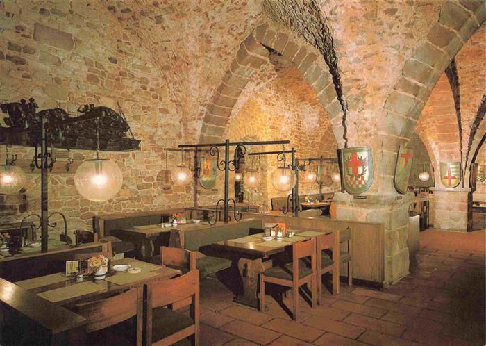 TRIER  CITY Restaurant Café Karstadt Historischer Keller Kreuzgrat Gewoelbe