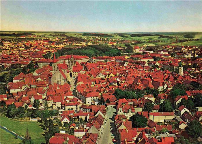 Ansbach Mittelfranken Fliegeraufnahme