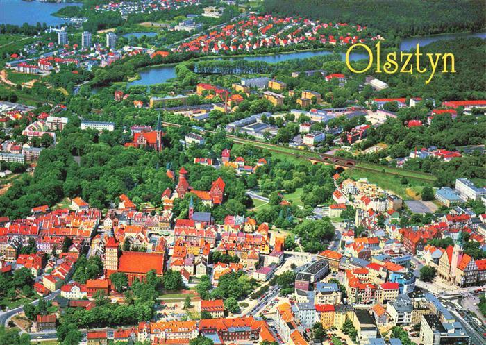 OLSZTYN Allenstein PL Fliegeraufnahme
