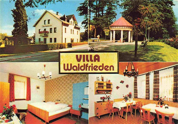 Bad Alexandersbad Villa Waldfrieden Gastraum Fremdenzimmer