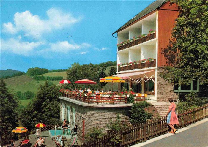 Nordenau Schmallenberg Hotel Gnacke Restaurant Terrasse
