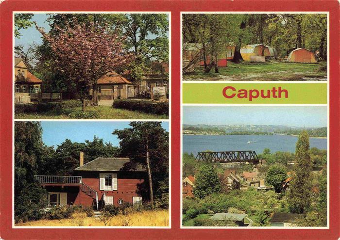 Caputh Schwielowsee Partie vor dem Schloss Campingplatz Einsteins Landhaus Panor