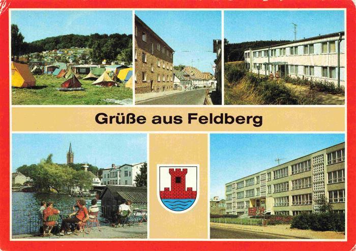 Feldberg Mecklenburg Campingplatz am Huettenberg FDGB Erholungsheime Am Haussee