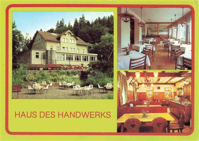 Holzhau Brand-Erbisdorf FDGB-Feriendienst Haus des Handwerks Speiseraum Gaststae