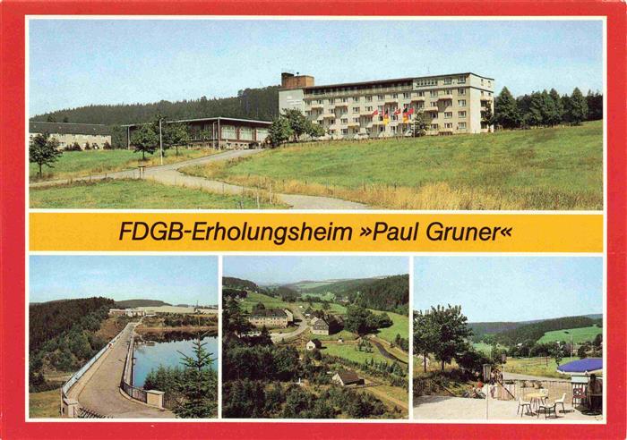 Caemmerswalde Neuhausen Erzgebirge FDGB-Erholungsheim Paul Gruner Talsperre Raus