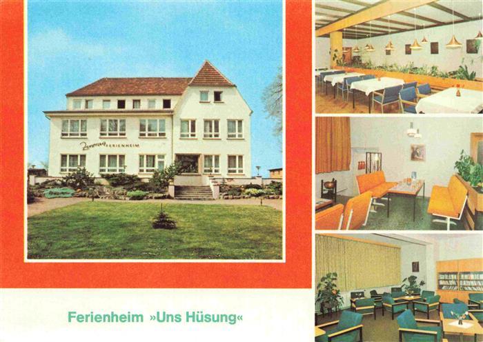 Boltenhagen Ostseebad Ferienheim Uns Huesung Speisesaal Kantine Klubraum