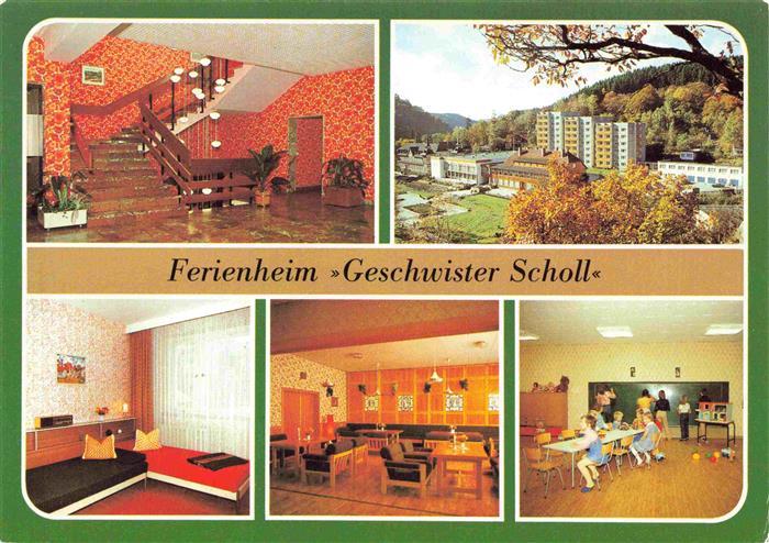 Alexisbad Harz Ferienheim Geschwister Scholl Foyer Zimmer Restaurant Kinderspiel